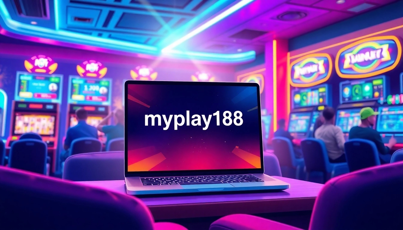 Experience the excitement of myplay168 with vibrant online gaming visuals.