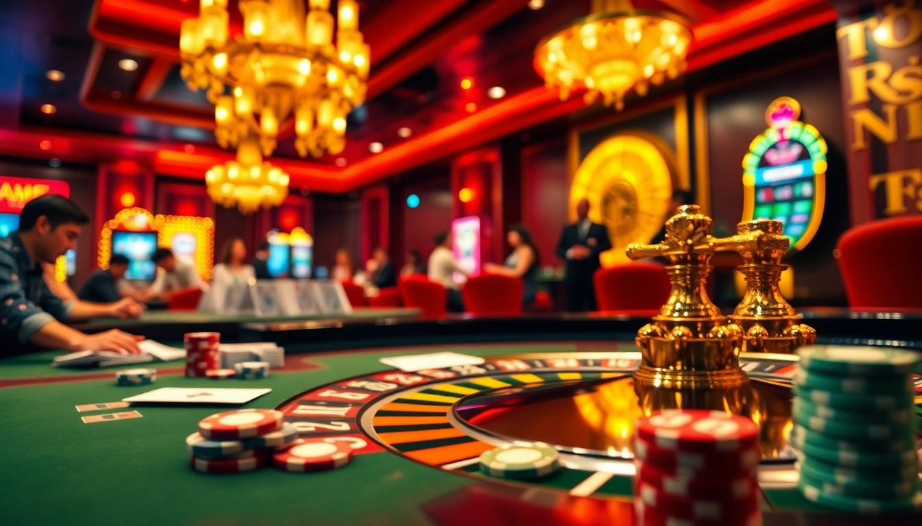 Experience the thrill of rr88 đăng nhập at a vibrant casino table, where every spin and deal brings excitement.