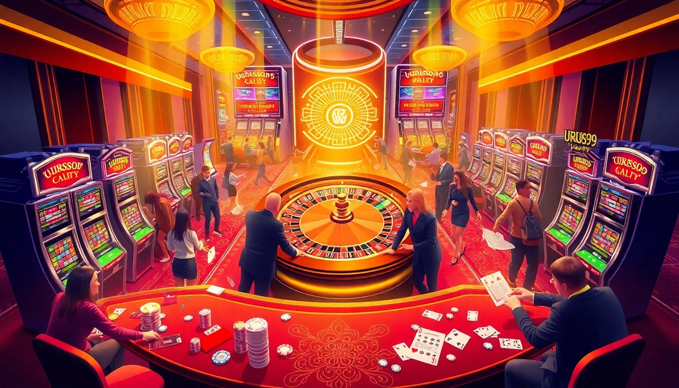 Experience the thrill at URUS99 with high-stakes roulette and vibrant gaming slots.